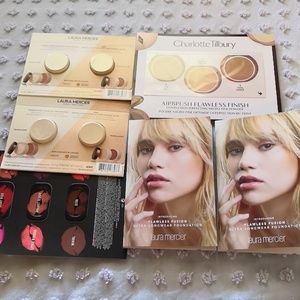 Makeup samples Laura Mercier Charlotte Tilbury